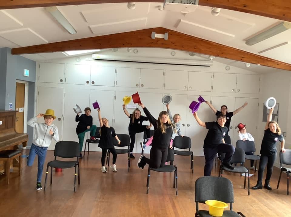 Workshop Performance Cast with top hats