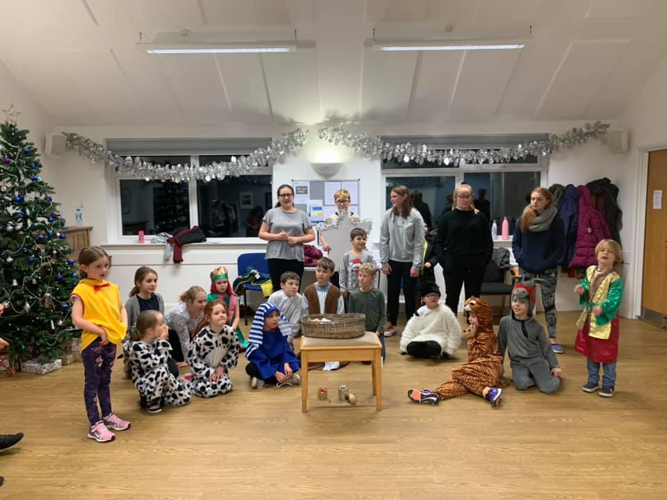 Christmas Celebration Cast in costume