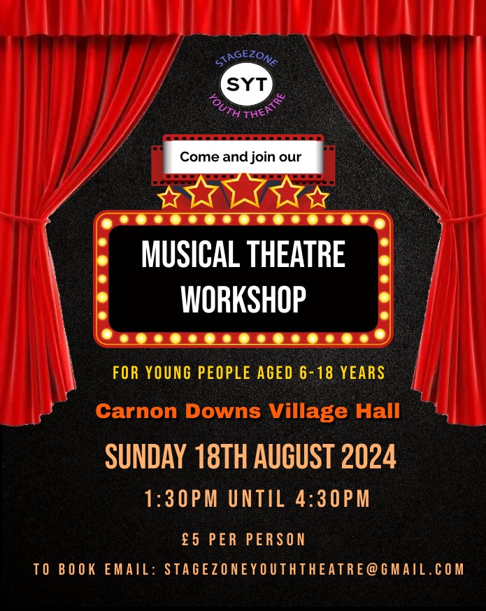 Musical Theatre Workshop Poster