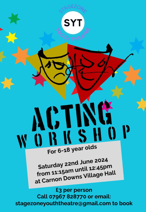 Acting workshop poster