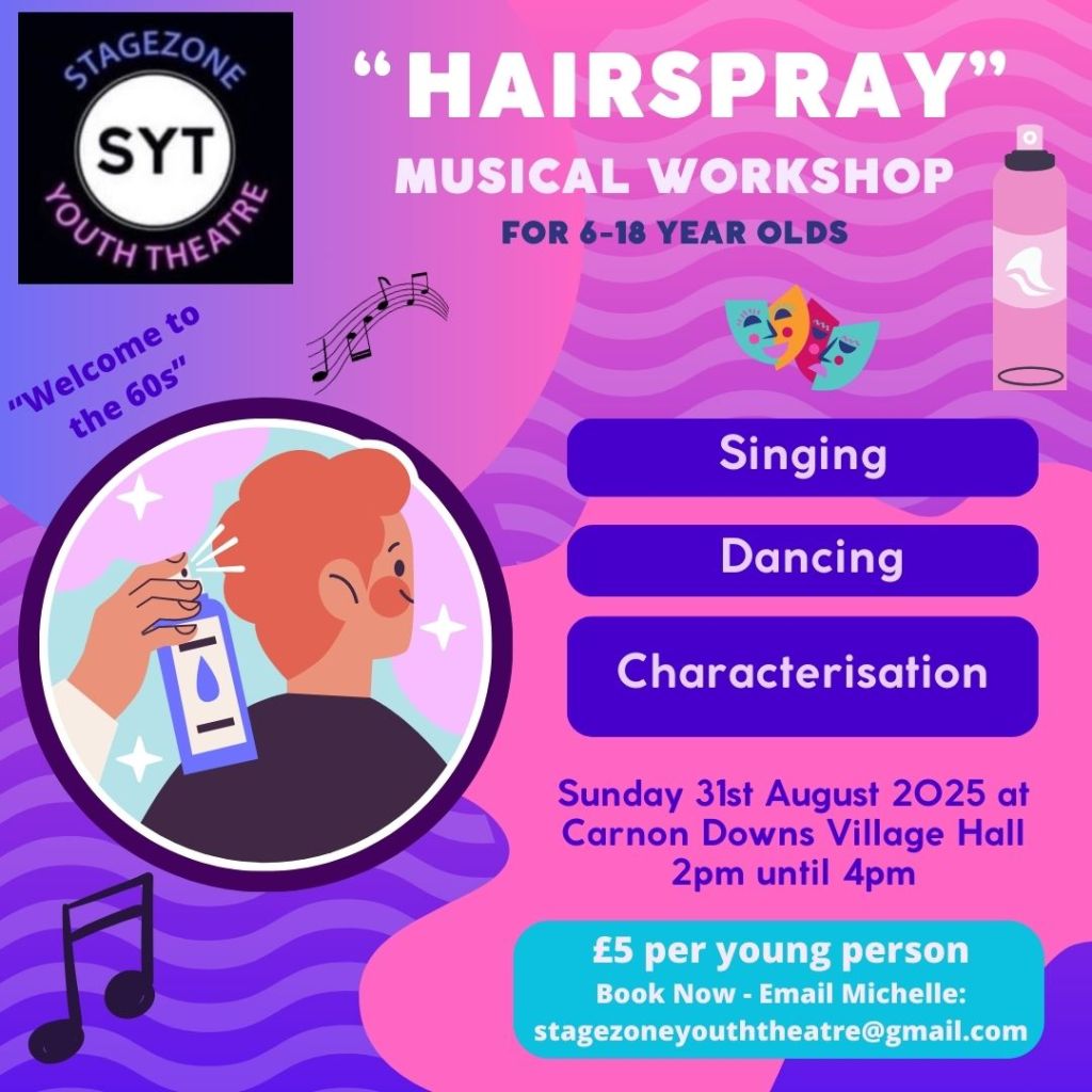 Hairspray Musical Workshop Poster