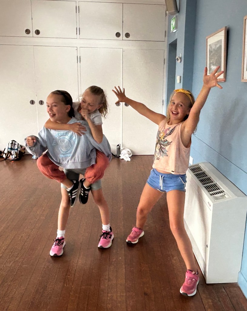 Stagezone children playing drama games.